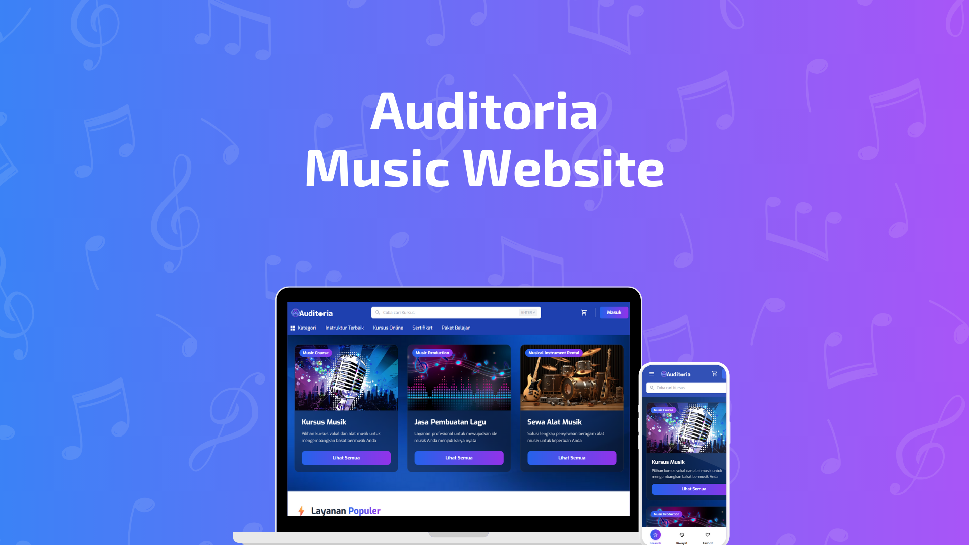 Auditoria Music Website