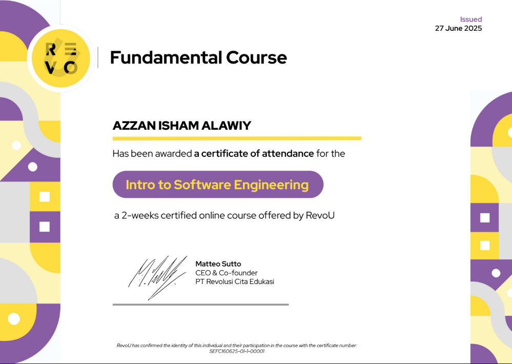 Certificate 3